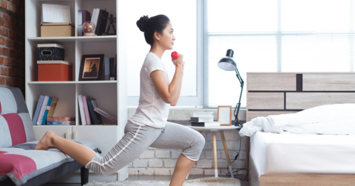 Split Squats: at-home knee strength exercise