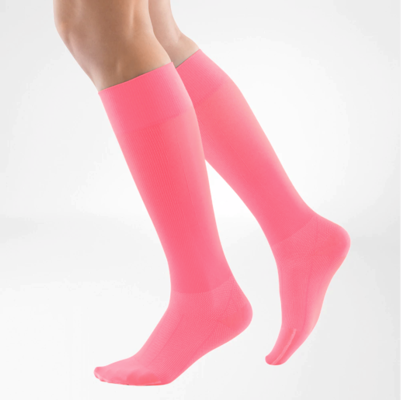 Sports Compression Performance Socks (Flamingo) - Bauerfeind Australia 